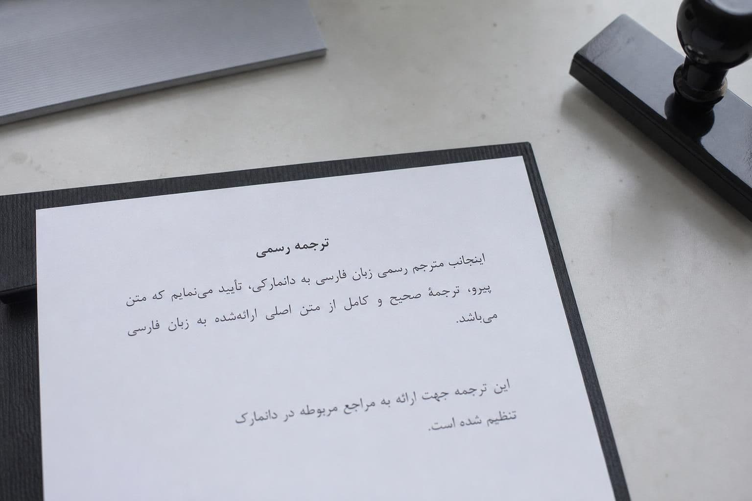Danish Residence for Iranians: Practical Steps and Document Rules